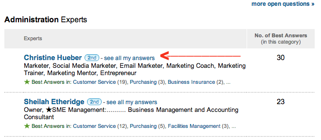 See LinkedIn connections Questions - SweetProcess