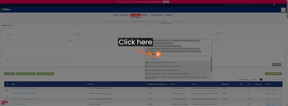 Click To Refine Search