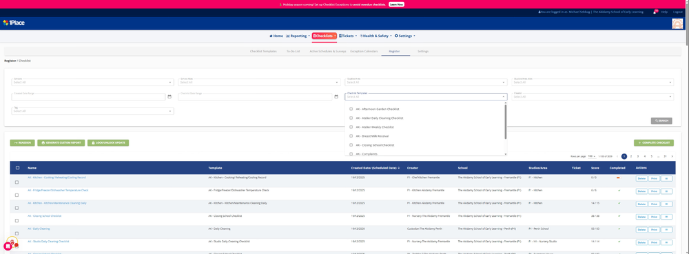 Search For Risk Assessments